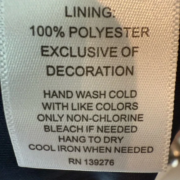 Signature Studio Navy and Pink Paisley Dress - Picture 6 of 6